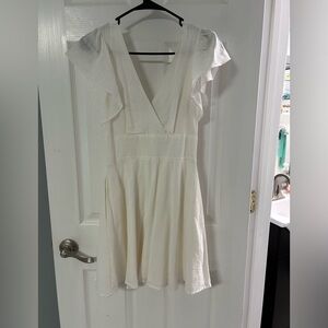 Lulus dress, size small, white grad dress, worn once